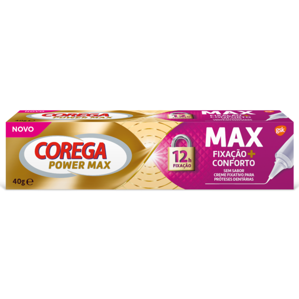 Corega Max Fix+Conf Cr Fix Prot Dent40g,  