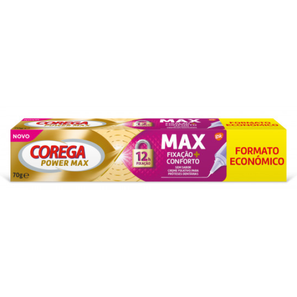 Corega Max Fix+Conf Cr Fix Prot Dent70g