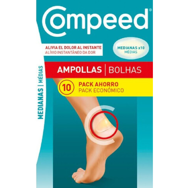 Compeed Pensos para bolhas médias 10 Unidade(s) Formato económico
