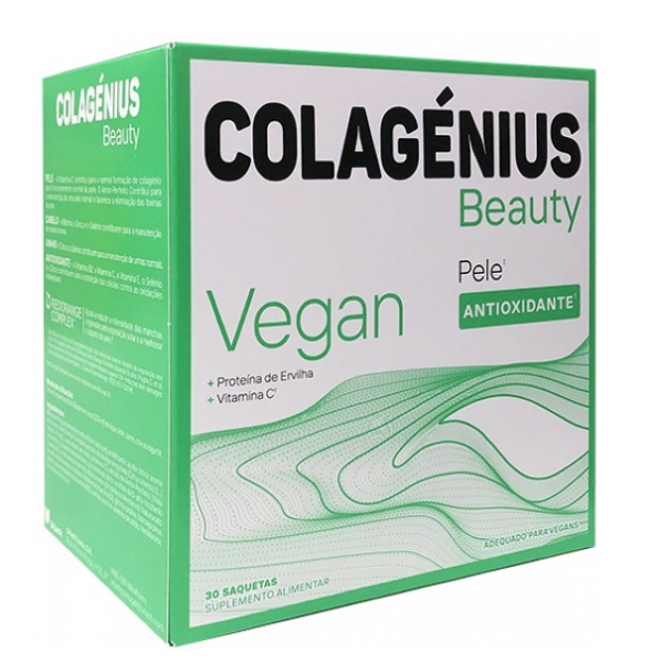 Colagenius Beauty Vegan Saq X30,   pó saq