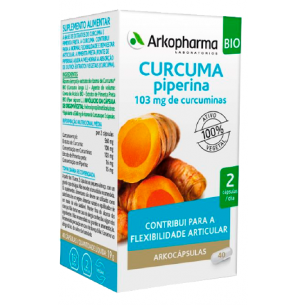 Arkocapsulas Curcuma Caps X40