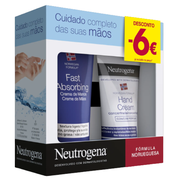 Neutrogena Mãos Text Lig75+Cr Conc50-6€