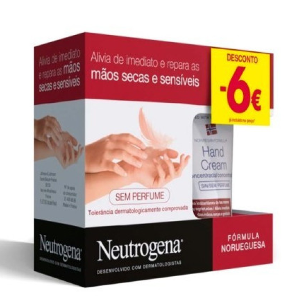 Neutrogena Mãos Cr Cc S/Perf 50mlX2 -6€