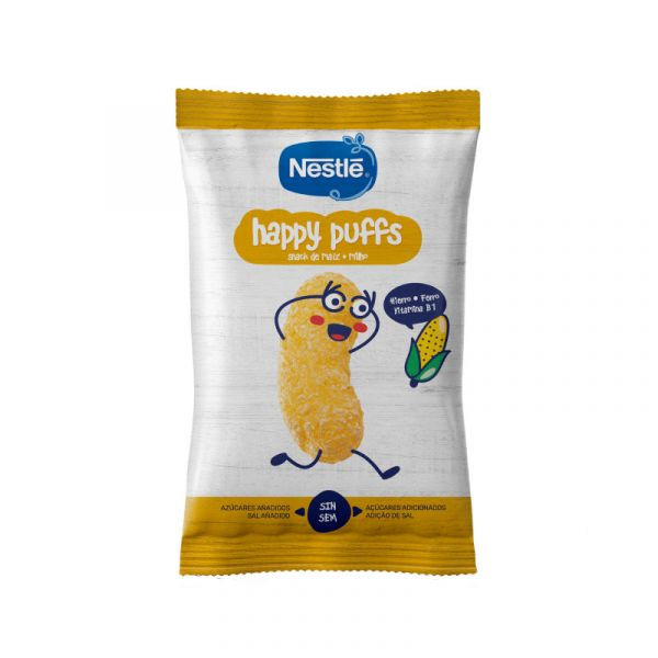 Nestlé Happy Puffs Milho 28g 12m+,  