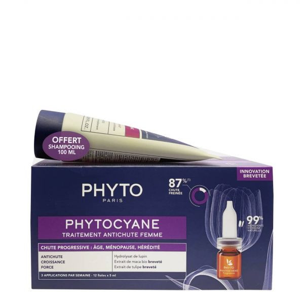 Phytocyane Mulh Progr 5mlX12+OF Ch100ml, 1