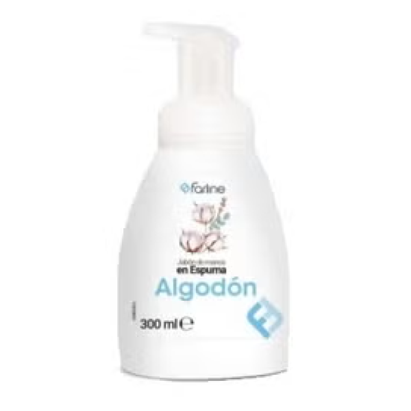 Farline Sabao Espuma Maos Algodao 300Ml,