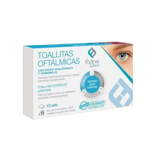 Farline Optica Toalhita Oftal Est X10,