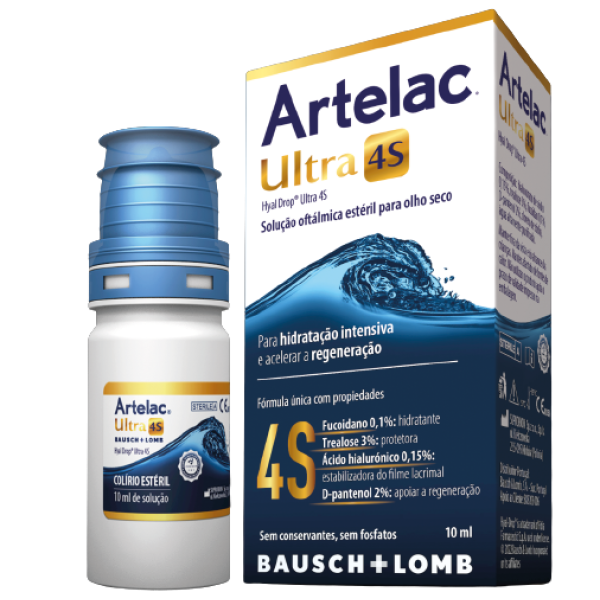 Artelac Ultra 4S Colírio Olho Seco 10ml,