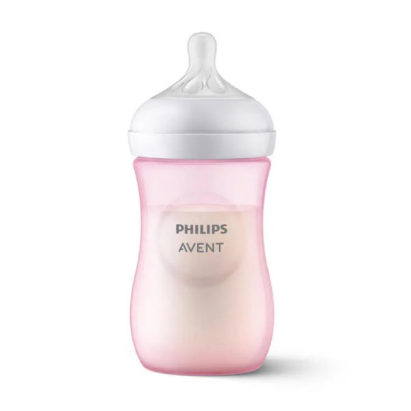 Philips Avent Bib Nat Resp 260ml Rosa,  