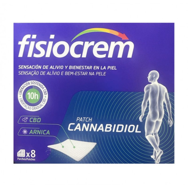 Fisiocrem Patch Cannabidiol X8