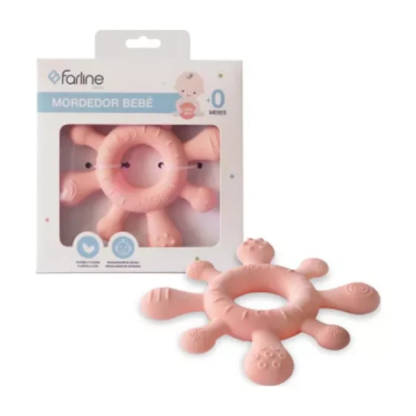 Farline Mordedor Bebé Rosa +0M,