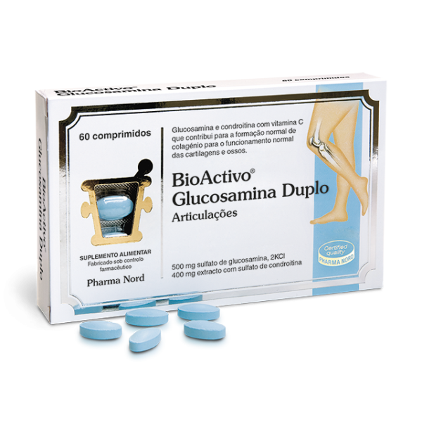 BIOACTIVO GLUCOSAMINA DUPLO COMPx60 x 60 COMPS