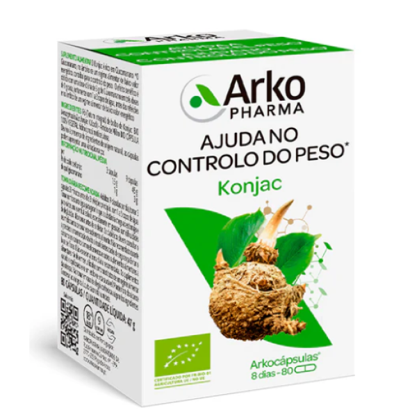 ARKOCÁPSULAS KONJAC 80 CÁPSULAS