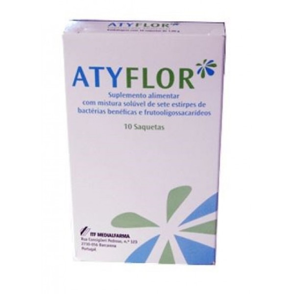 Atyflor Saq  X 10 pó sol oral saq