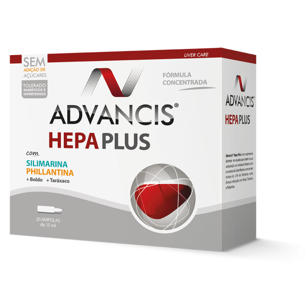 ADVANCIS HEPA PLUS 20 AMPOLAS BEBÍVEIS 15 ML