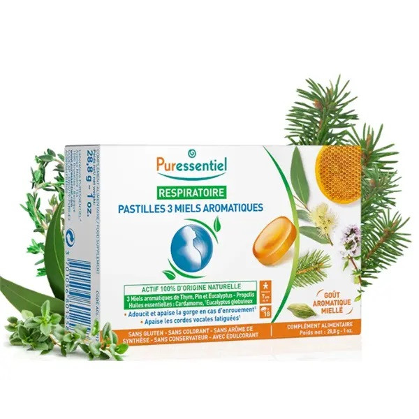 Puressentiel Resp Past 3 Meis X18,   pst