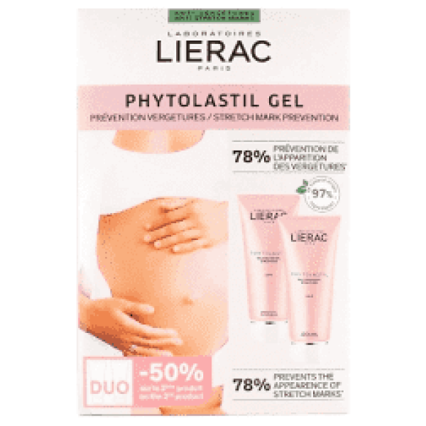 Lierac Phytolastil Duo Gel Anti-estrias 2 x 200 ml com Desconto de 50%