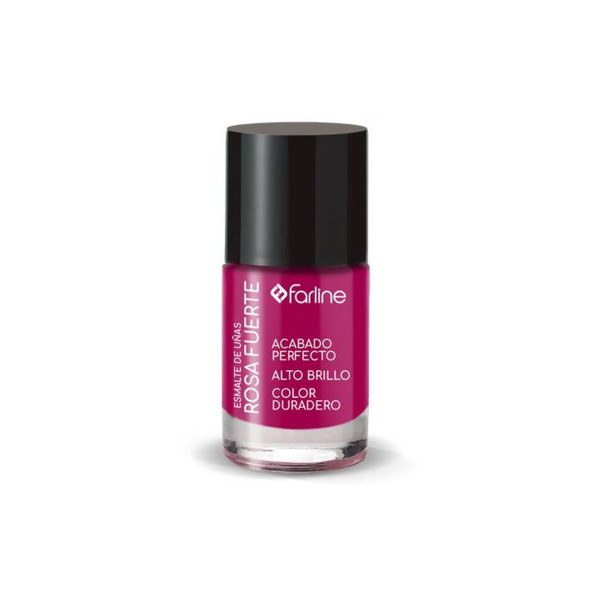 Farline Verniz Unhas Rosa Forte 10Ml,