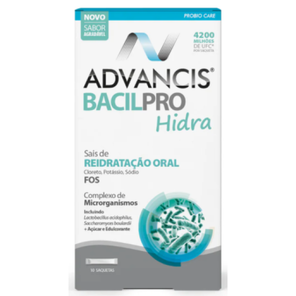 Advancis Bacilpro Hidra Saq Melão X10,   pó oral saqueta