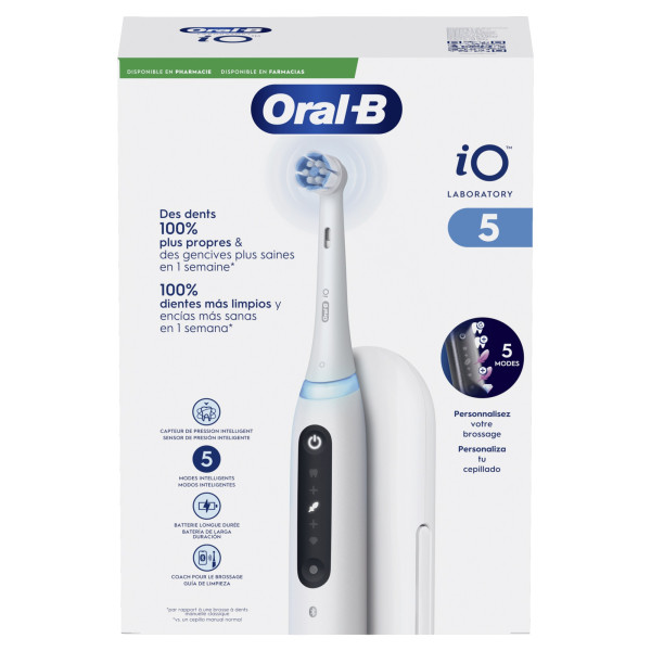 Oral B Lab iO 5 Esc Dent Elet Branc+Rec