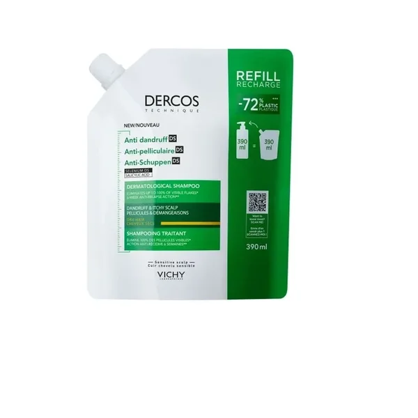 Dercos Anticas Ch Casp Sec Refill 390Ml,
