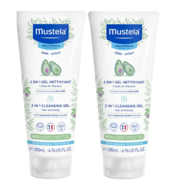 Mustela Pn 2Em1Cab/CorpBebe200Duo 2U 1E