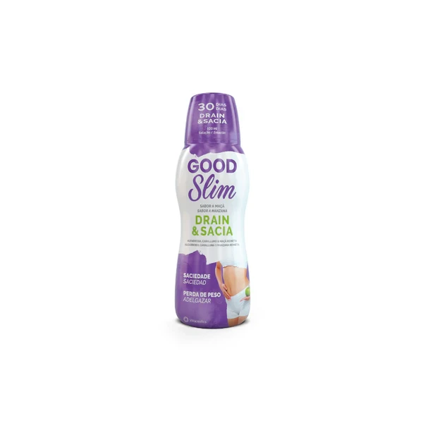 Good Slim Drain & Sacia Sol Maçã 600Ml,   sol oral dil