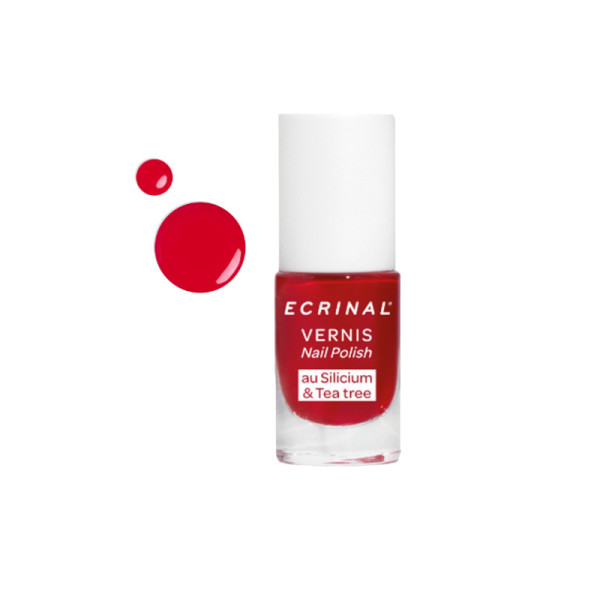 Ecrinal Unhas Verniz Rosa Vermelho 5Ml,