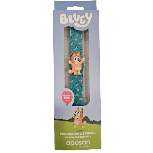 Aposan Pulseira Citronela Bluey Bingo,
