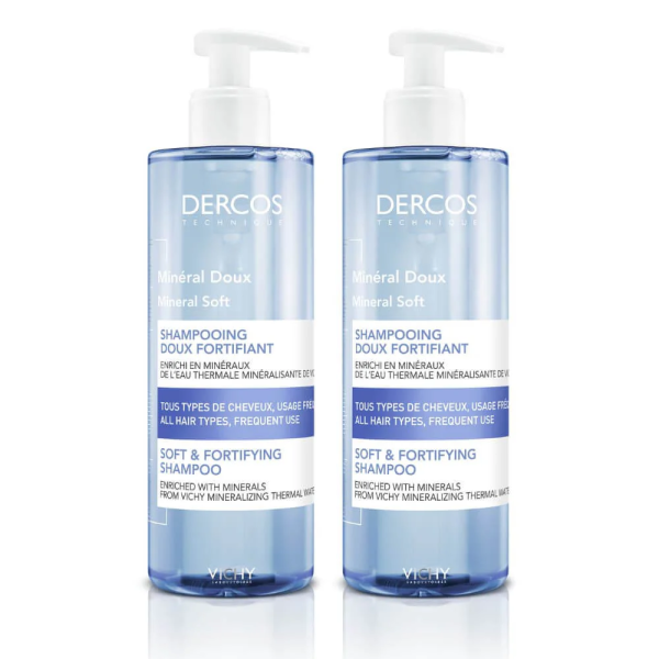 Dercos Mineral Ch Suav 400Ml Duo, 1
