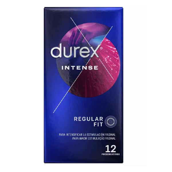 DUREX INTENSE ORGASMIC PRESERVATIVOS 12 UNIDADES