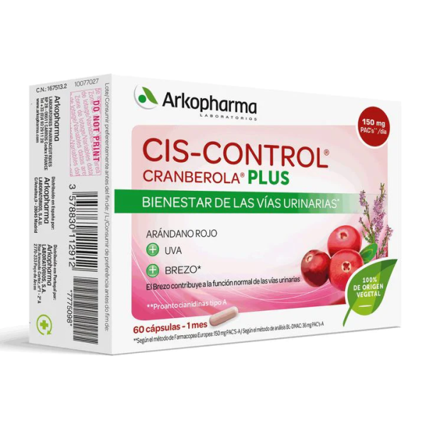 CIS -CONTROL Cranberola Plus 60 cáps