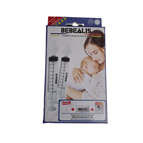 BEBEALIS - Kit Lavagem Nasal 2 Seringas