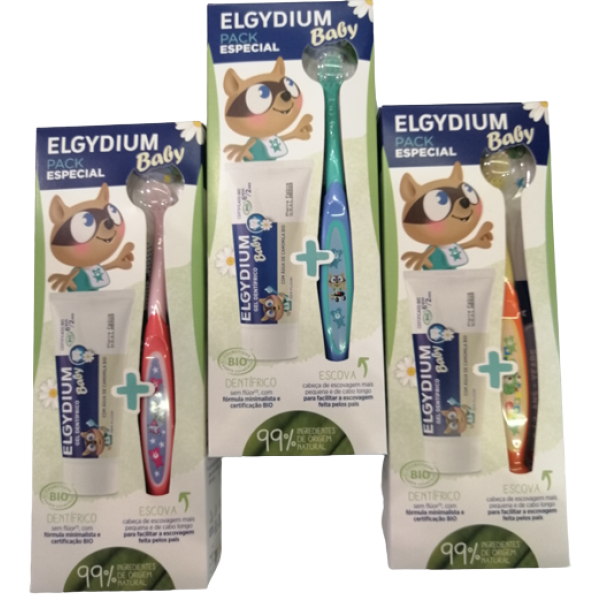 Elgydium Baby Kit Gel Dent Bio 30+Esc