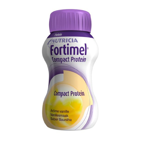 FORTIMEL COMPACT PROTEIN BAUNILHA 125ML X4