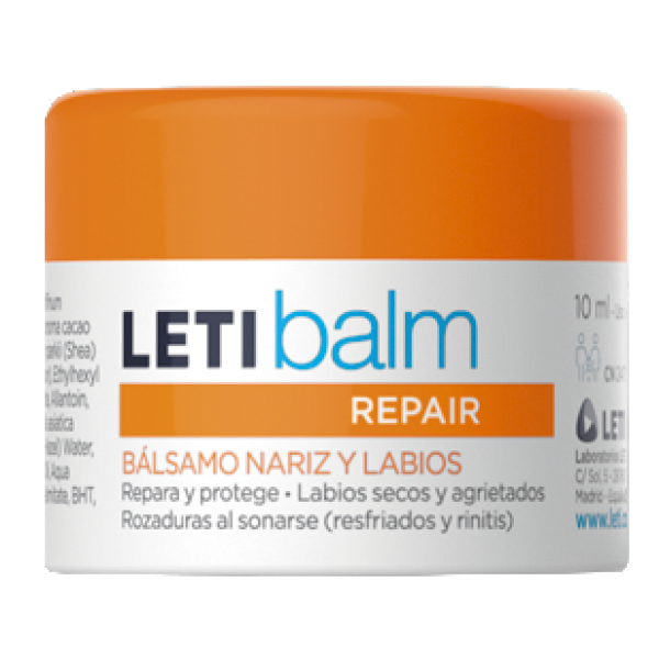 LETIBALM BALS REPAIR PED NARIZ/LAB 10ML